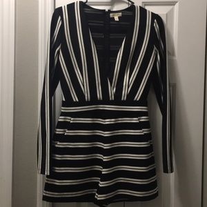 Black and white romper